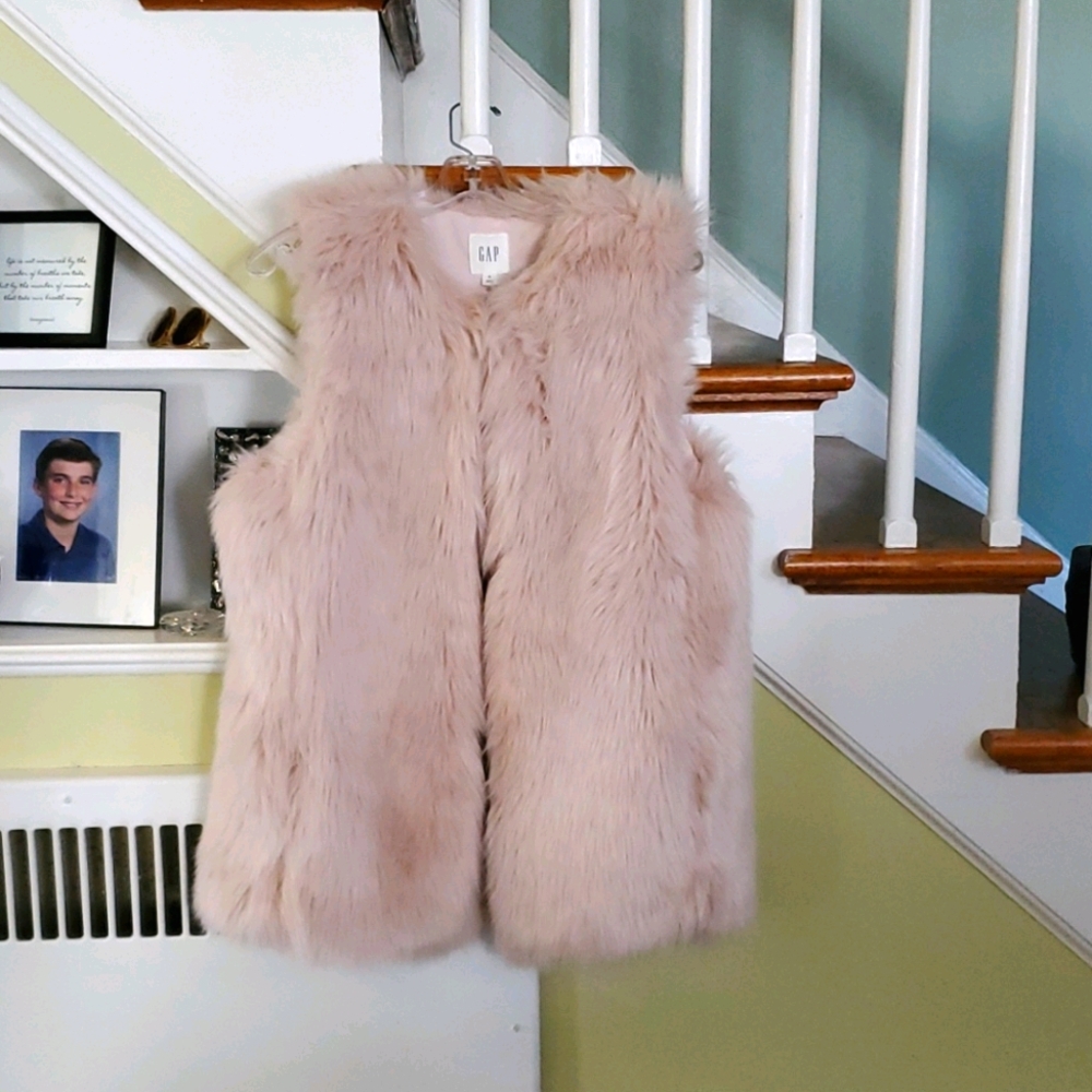 Faux fur vest